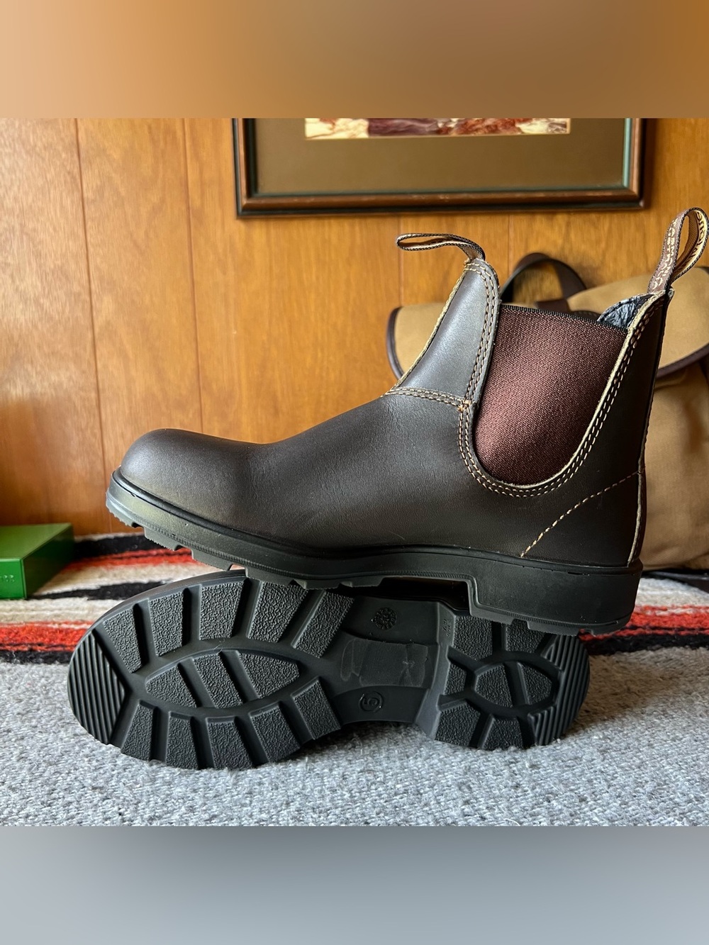 Blundstone Chelsea Boots Brown Leather - Picture 2 of 13